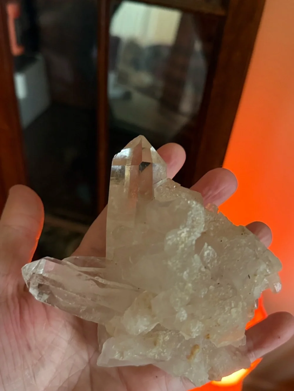 🔥🔥🔥Local Find !!! Arkansas Natural Clear Quartz Cluster -❤️❤️❤️!!